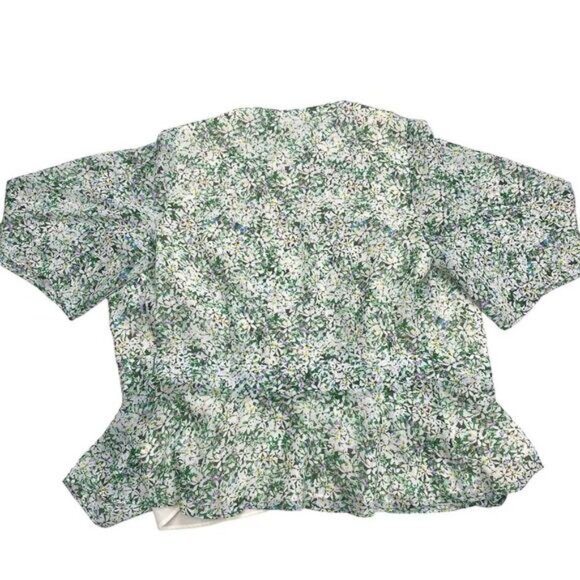 Banana Republic Floral Wrap Blouse Size XS - Picture 6 of 6